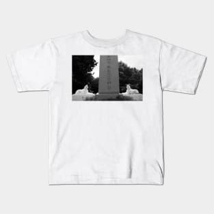 Sphinxes And the Obelisk. Egyptian Park, San Jose, California 2011 Kids T-Shirt